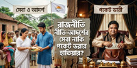 রাজনীতি, নীতি-আদর্শের সেবা নাকি পকেট ভরার হাতিয়ার?