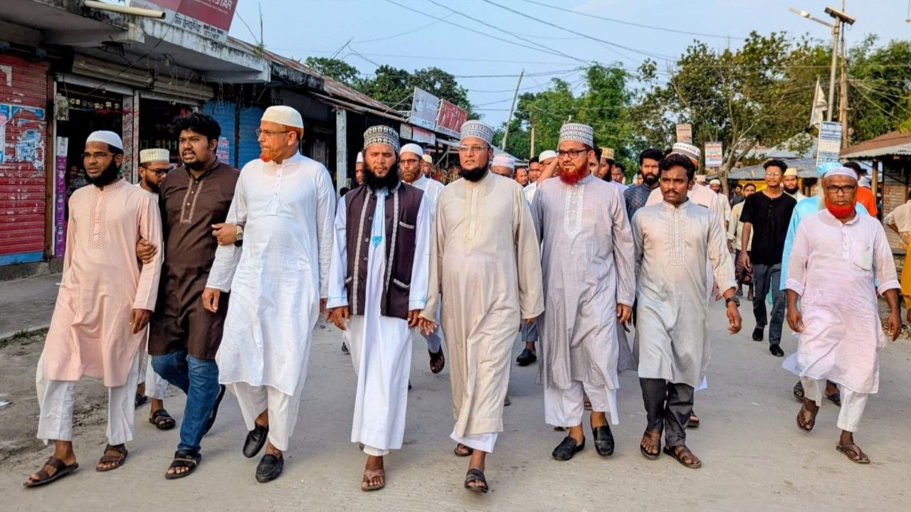 ভারতীয় পুশইন ও সীমান্ত হত্যার প্রতিবাদে ডিমলায় বিক্ষোভ মিছিল