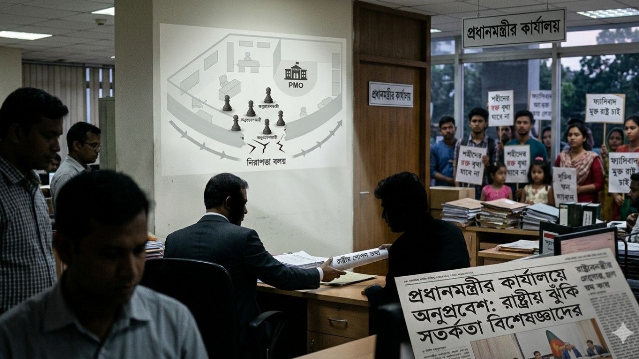 প্রধানমন্ত্রীর কার্যালয়ে ‘ছোট বেনজীর’ :রাষ্ট্র ও জাতীয় নিরাপত্তা ঝুঁকিতে