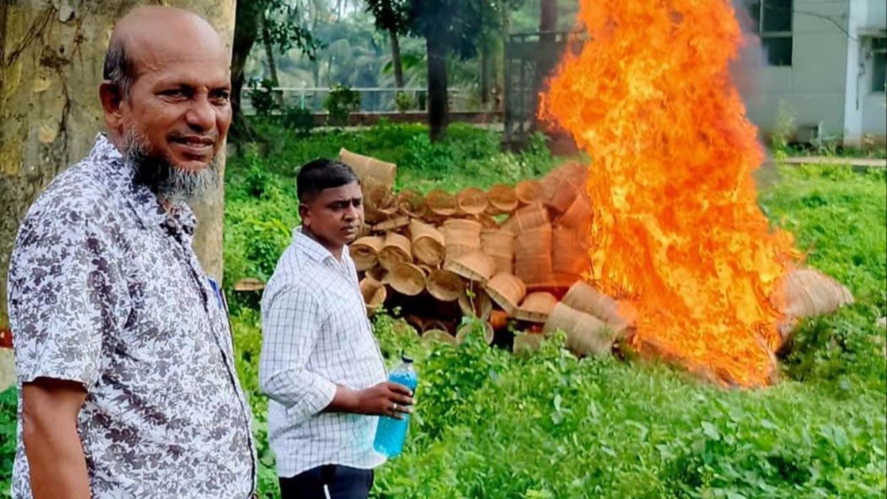 দেশীয় মাছ রক্ষায় মুকসুদপুরে ৩০০ নিষিদ্ধ দোহার ধ্বংস
