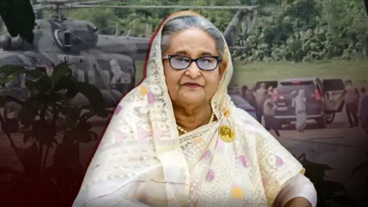 যেভাবে ভারতে যেতে বাধ্য হন শেখ হাসিনা